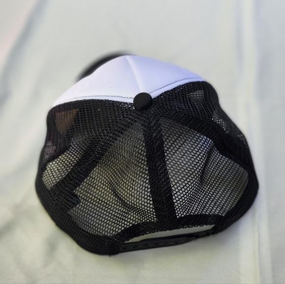 Butterfly Embroidered Trucker Cap - One Size Fits Most - Picture 2 of 3